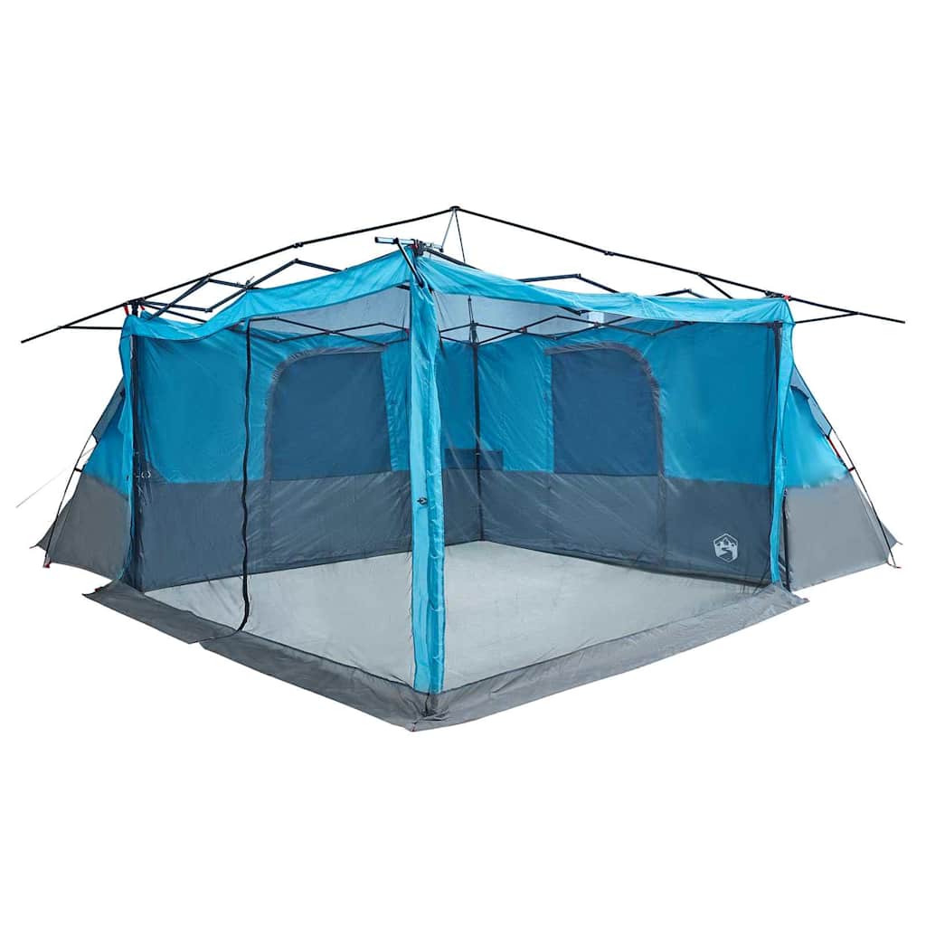 Binnentent met dak met opslag Blauw 520 x 520 x 190 cm taft