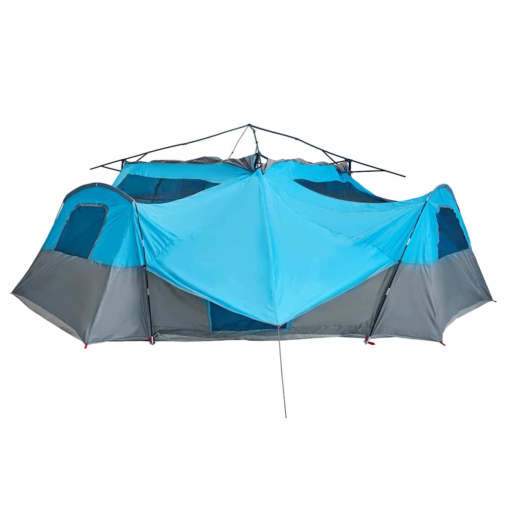 Binnentent met dak met opslag Blauw 520 x 520 x 190 cm taft