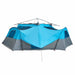Binnentent met dak met opslag Blauw 520 x 520 x 190 cm taft