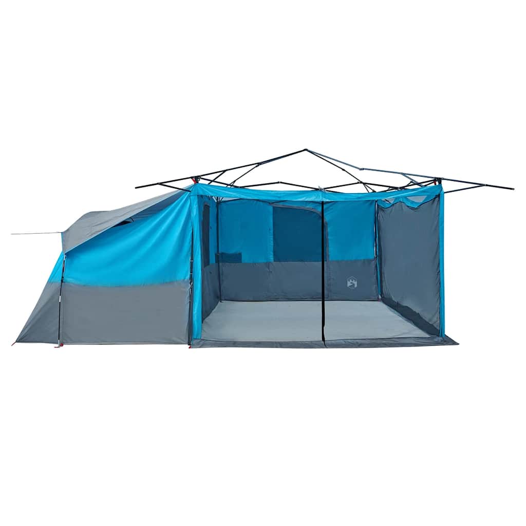 Binnentent met dak met opslag Blauw 520 x 520 x 190 cm taft