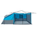 Binnentent met dak met opslag Blauw 520 x 520 x 190 cm taft