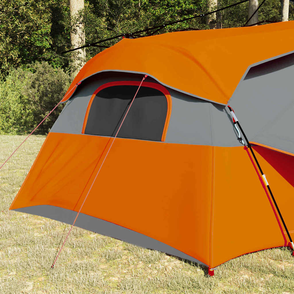 Binnentent met dak Grijs en Oranje 520 x 520 x 190 cm taft