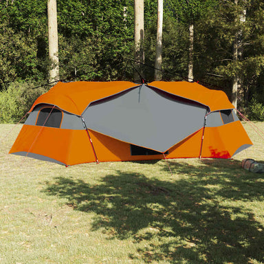 Binnentent met dak Grijs en Oranje 520 x 520 x 190 cm taft