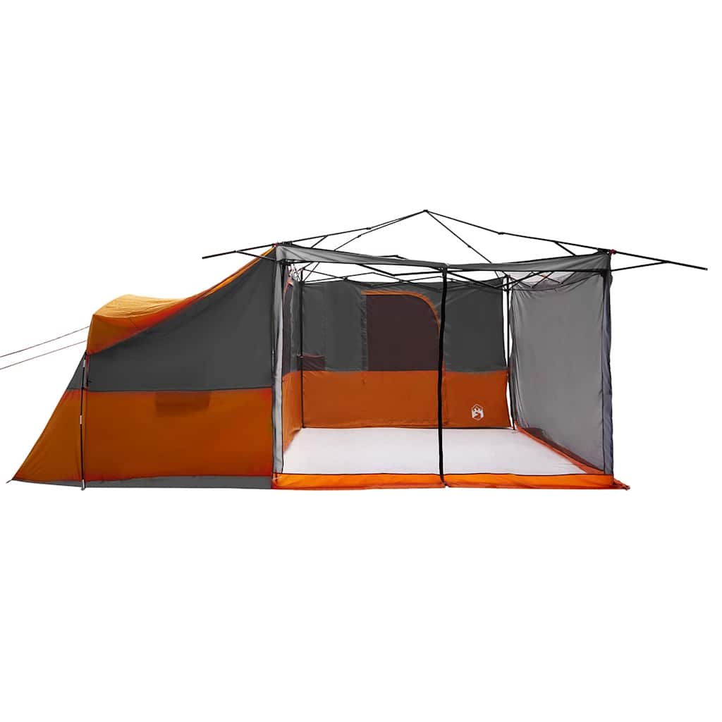Binnentent met dak Grijs en Oranje 520 x 520 x 190 cm taft