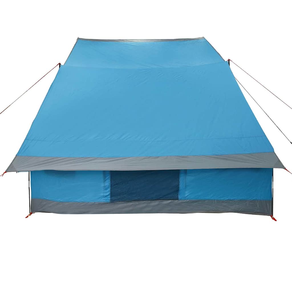 Camping Tent met dak met opslag Blauw 223 x 163 x 130 cm taft