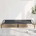 Hondenmand verhoogd 130x80x20 cm textiel en staal zwart