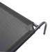 Hondenmand verhoogd 150x90x20 cm textiel en staal zwart