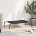 Hondenmand verhoogd 90x50x20 cm Oxford stof en staal zwart