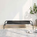 Hondenmand verhoogd 110x65x20 cm Oxford stof en staal zwart