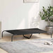 Hondenmand verhoogd 130x80x20 cm Oxford stof en staal zwart