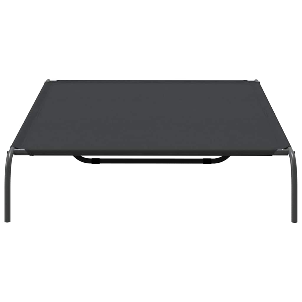 Hondenmand verhoogd 150x90x20 cm Oxford stof en staal zwart