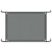 Hondenmand verhoogd 110x65x20 cm textiel en staal grijs