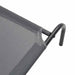 Hondenmand verhoogd 110x65x20 cm textiel en staal grijs