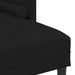 Bankstel met kussen Zwart Polyester
