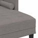 Bankstel met kussen Taupe Polyester