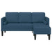 Bankstel met kussen Blauw Polyester