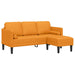 Bankstel met kussen Donkergeel Polyester