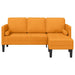 Bankstel met kussen Donkergeel Polyester