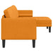 Bankstel met kussen Donkergeel Polyester