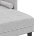 Bankstel Wolkengrijs 173 x 131 x 67 cm Polyester