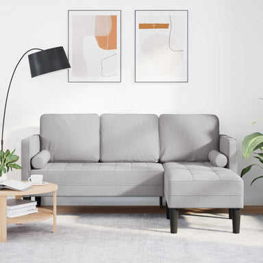 Bankstel Wolkengrijs 173 x 131 x 67 cm Polyester