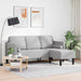 Bankstel Wolkengrijs 173 x 131 x 67 cm Polyester