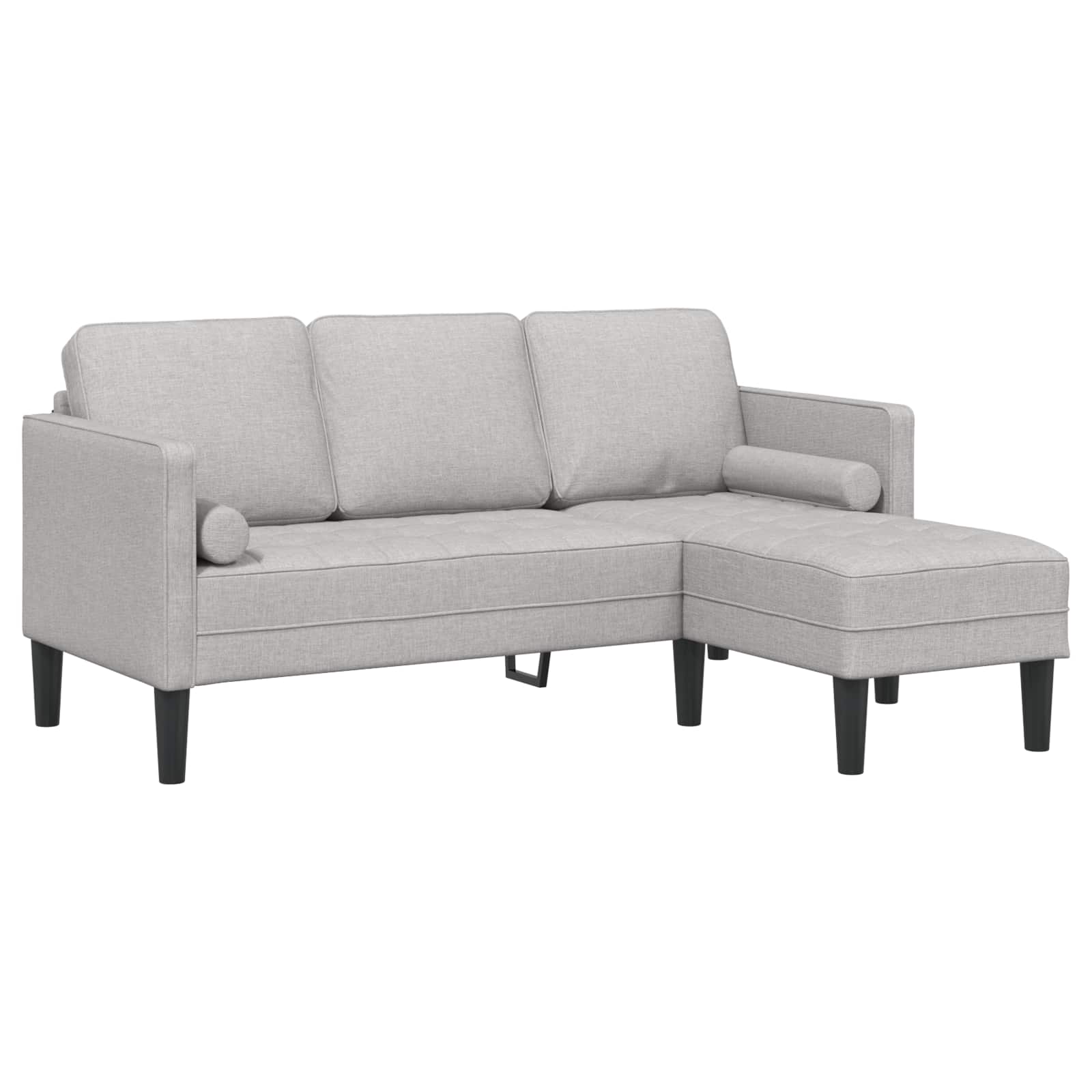 Bankstel Wolkengrijs 173 x 131 x 67 cm Polyester