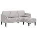 Bankstel Wolkengrijs 173 x 131 x 67 cm Polyester