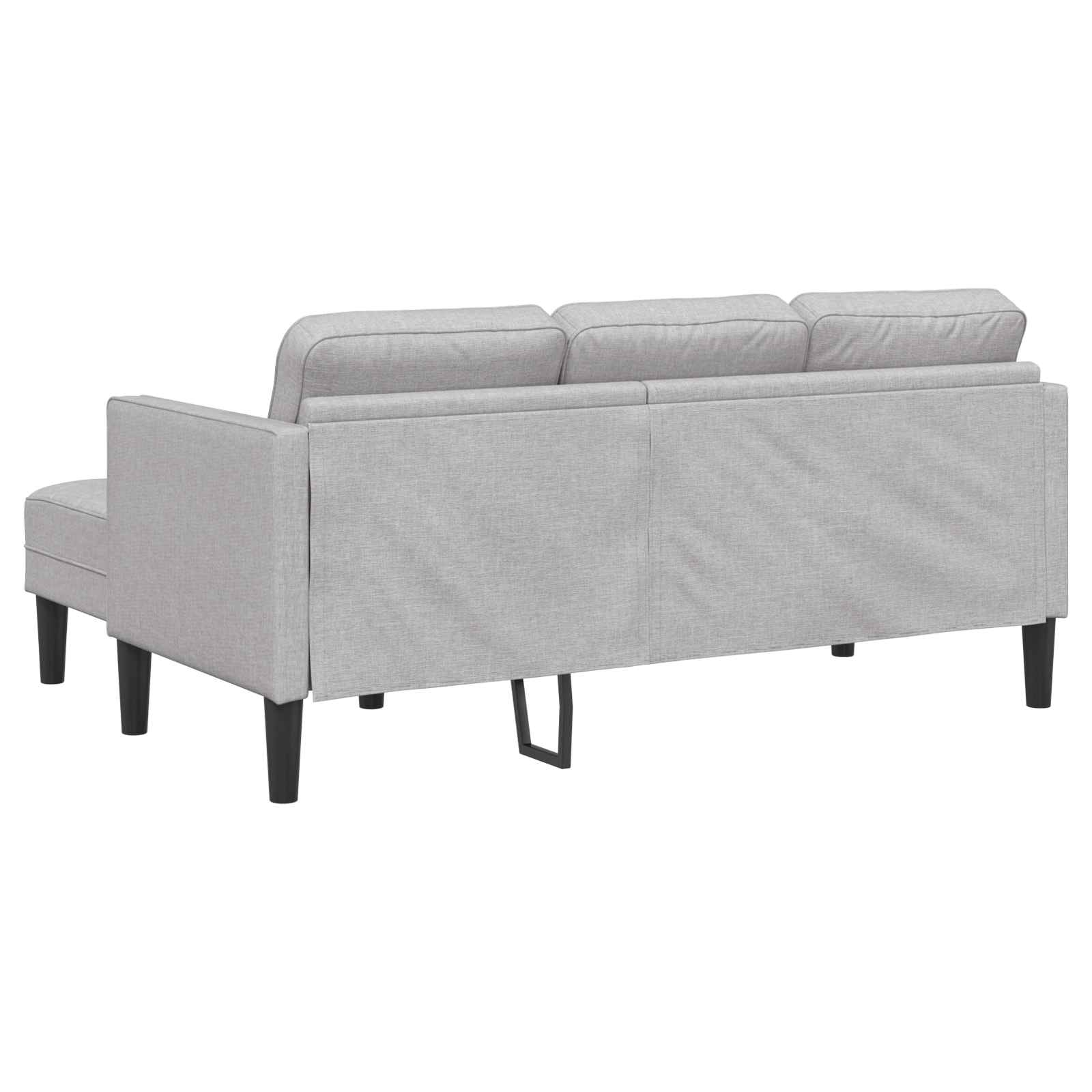 Bankstel Wolkengrijs 173 x 131 x 67 cm Polyester