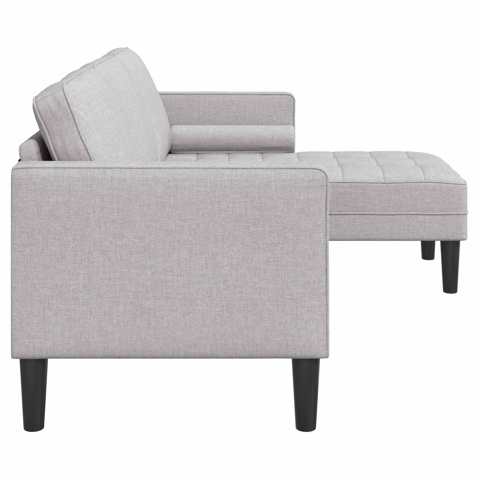 Bankstel Wolkengrijs 173 x 131 x 67 cm Polyester