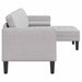 Bankstel Wolkengrijs 173 x 131 x 67 cm Polyester