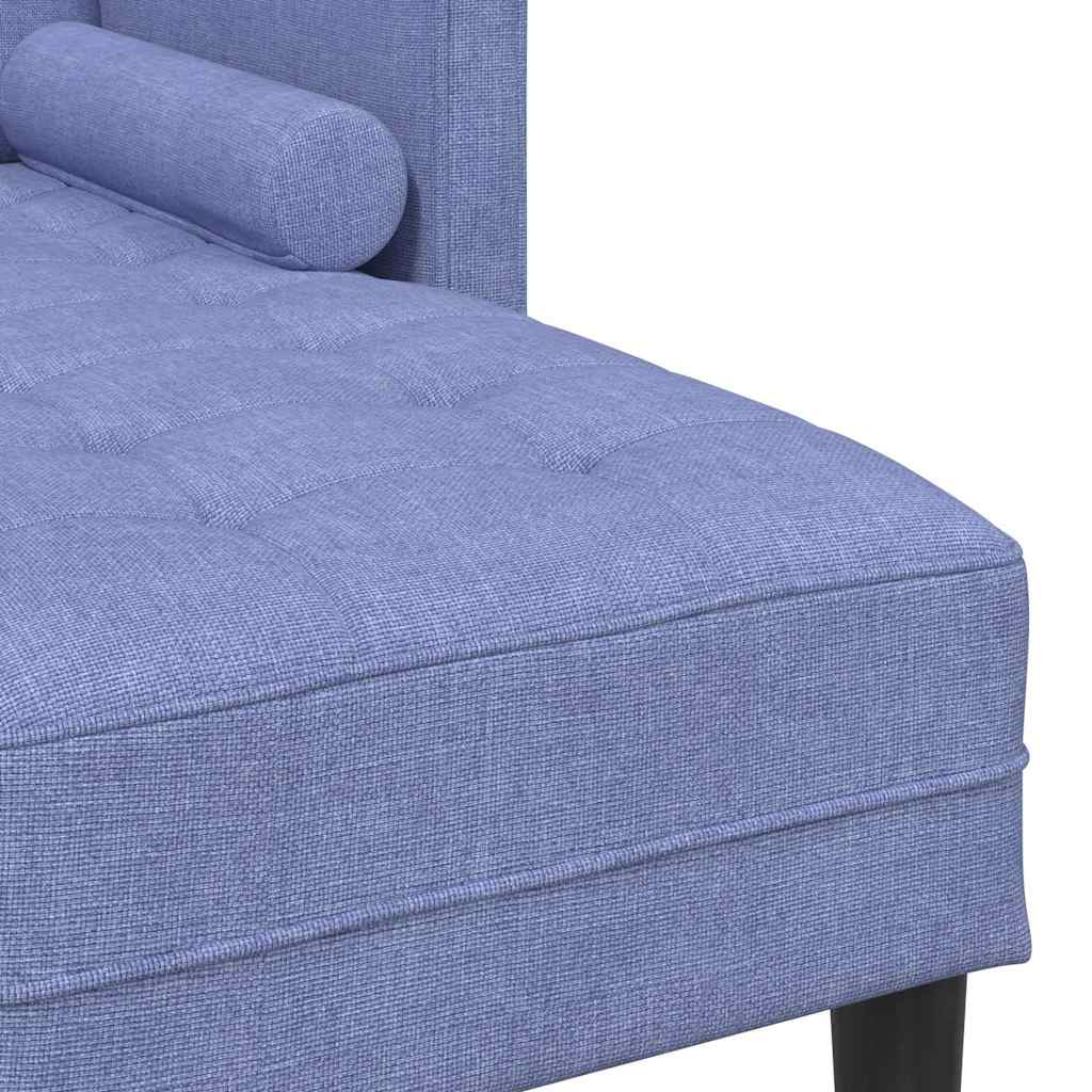 Bankstel met kussen Jeans Blauw Polyester