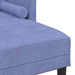 Bankstel met kussen Jeans Blauw Polyester