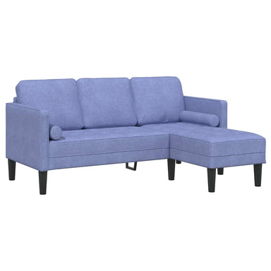 Bankstel met kussen Jeans Blauw Polyester