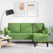 Bankstel met kussen Lichtgroen Polyester