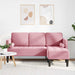 Bankstel met kussen Roze Polyester