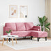 Bankstel met kussen Roze Polyester