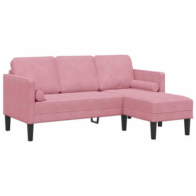 Bankstel met kussen Roze Polyester