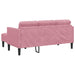 Bankstel met kussen Roze Polyester