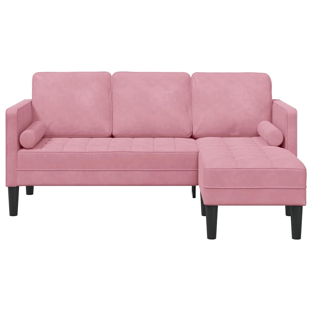 Bankstel met kussen Roze Polyester