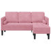 Bankstel met kussen Roze Polyester