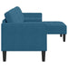 Bankstel met kussen Blauw Polyester