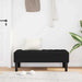 Bank met kussen Zwart 113 x 57 x 39 cm Stof