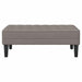 Bank met kussen Taupe 113 x 57 x 39 cm Stof
