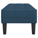 Bank met kussen Blauw 113 x 57 x 39 cm Stof