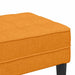 Bank met kussen Donkergeel 113 x 57 x 39 cm Stof