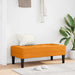 Bank met kussen Donkergeel 113 x 57 x 39 cm Stof