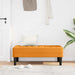 Bank met kussen Donkergeel 113 x 57 x 39 cm Stof