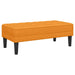 Bank met kussen Donkergeel 113 x 57 x 39 cm Stof