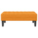 Bank met kussen Donkergeel 113 x 57 x 39 cm Stof